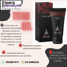 TITAN GEL AGRANDA Y ENGROSA EL PENE